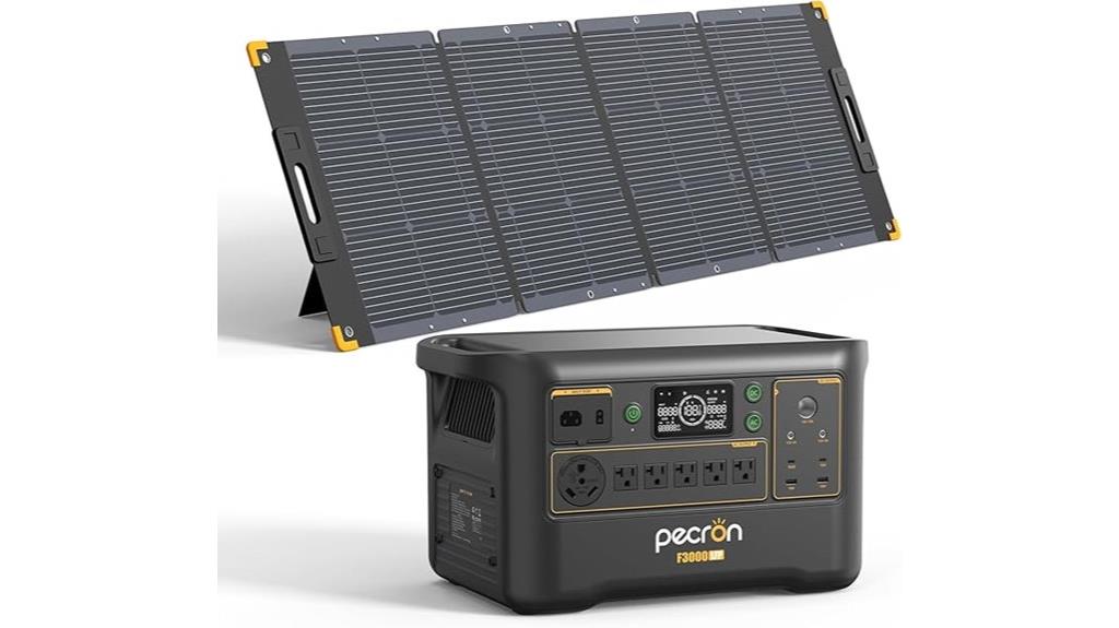 pecron f3000lfp solar generator