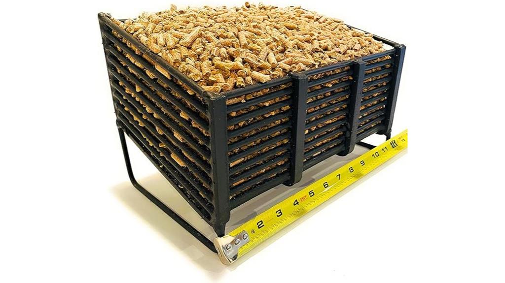 pellet basket for heating