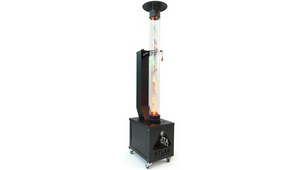 pellet powered outdoor heating