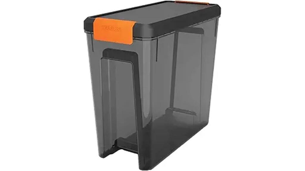 pellet storage bin lid