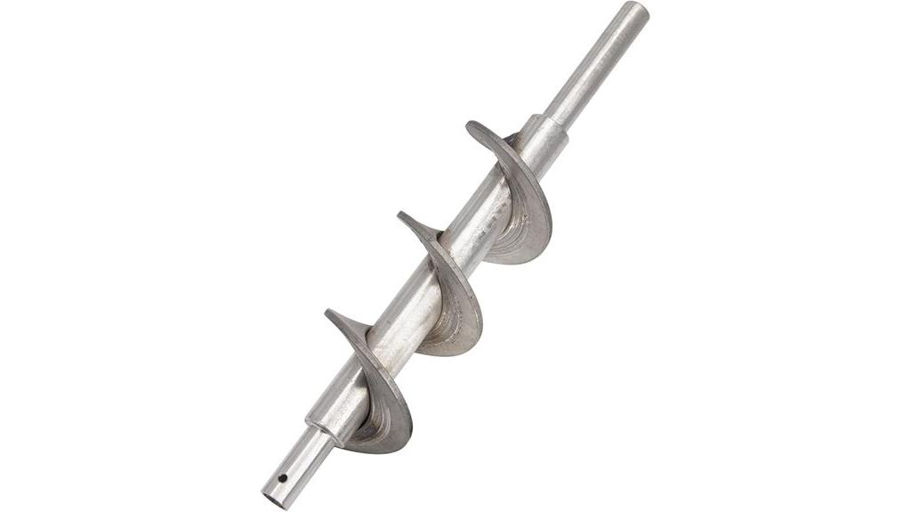 pellet stove auger shaft