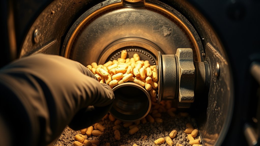 pellet stove feeding issues