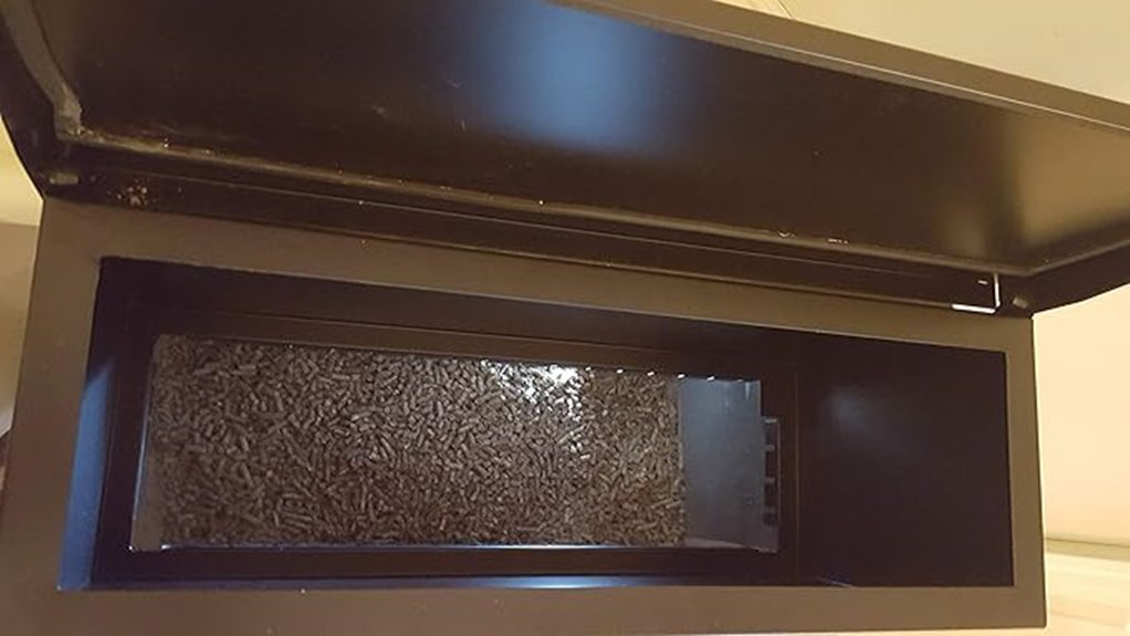 pellet stove hopper extension