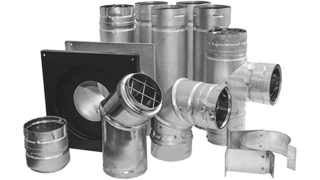 pellet stove venting system