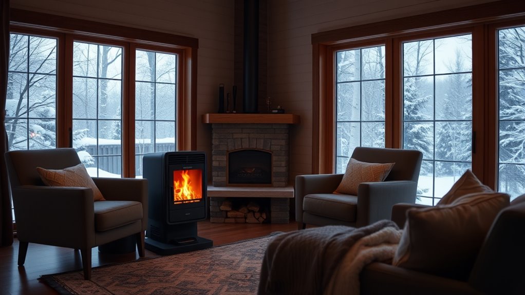 pellet stoves with backup