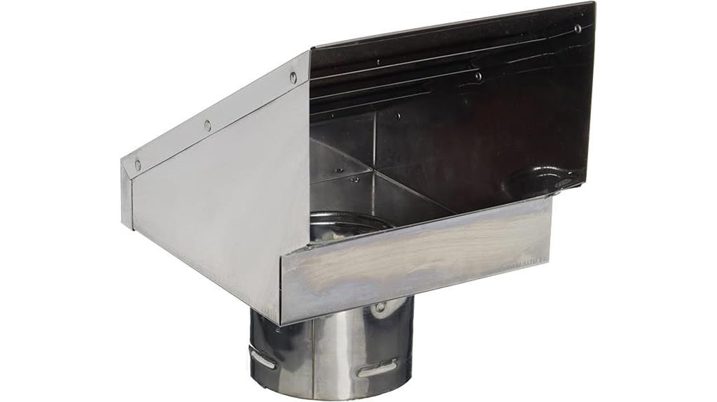 pellet vent horizontal cap