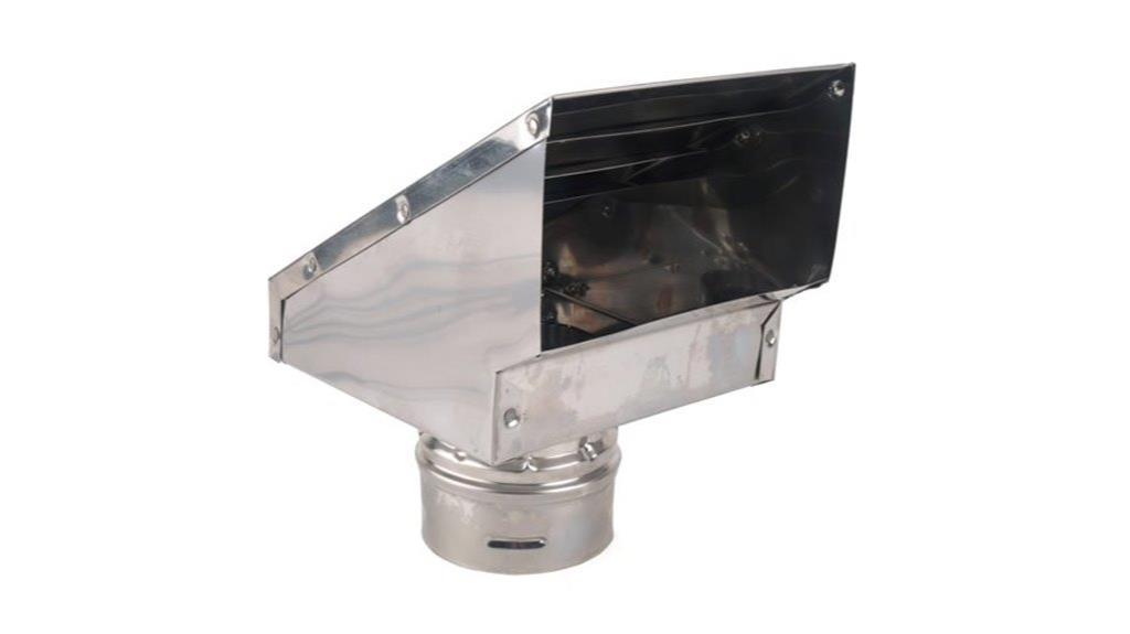 pellet vent horizontal termination