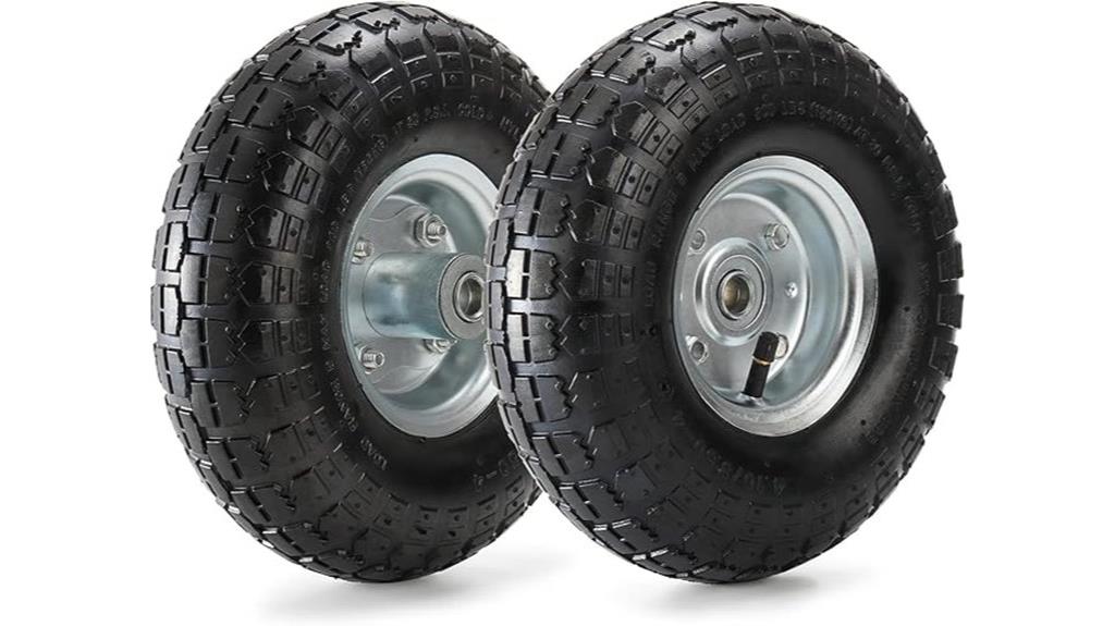 pneumatic hand truck tires