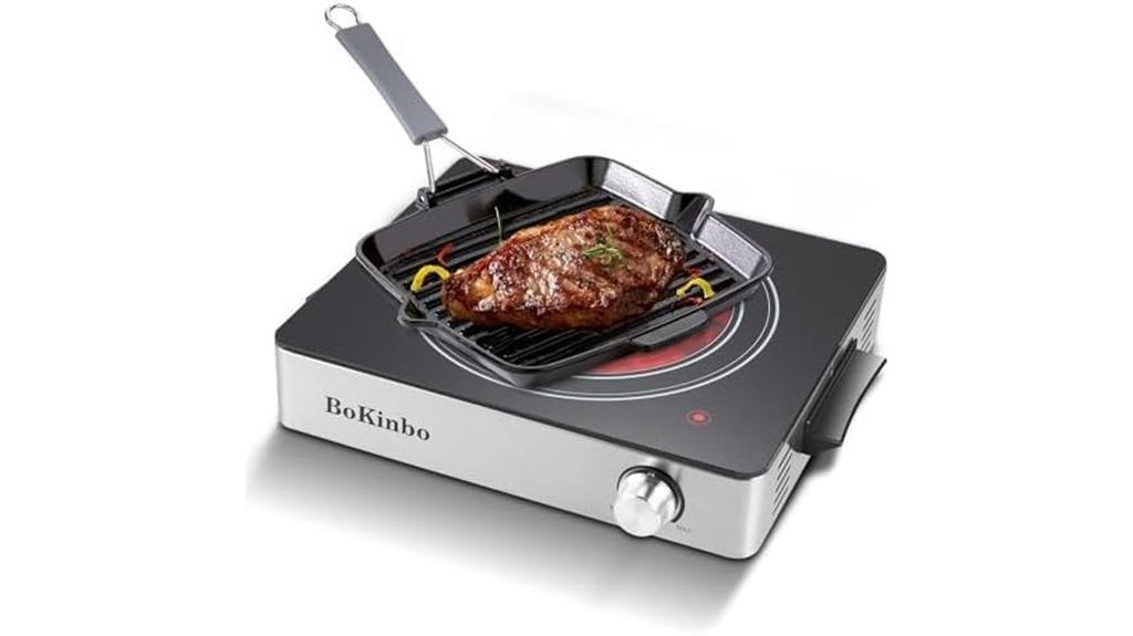 portable 1800w infrared stove
