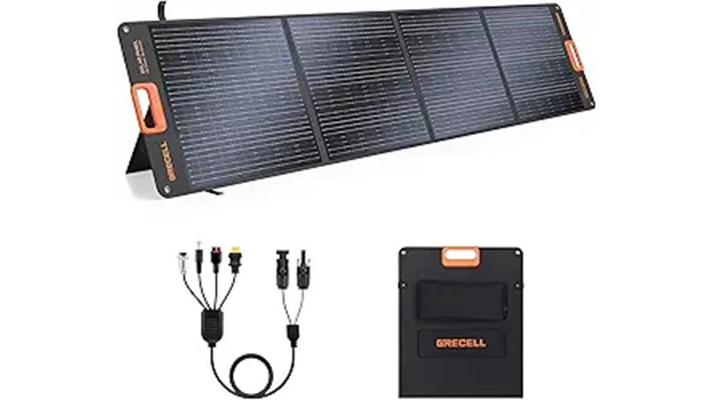 portable 200w foldable panel