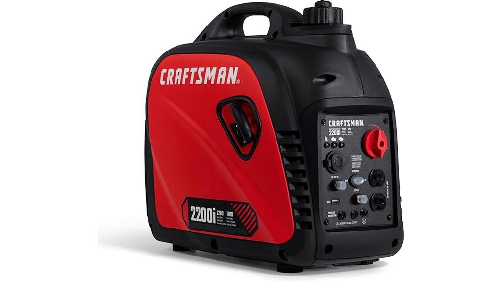 portable 2 200 watt gas generator