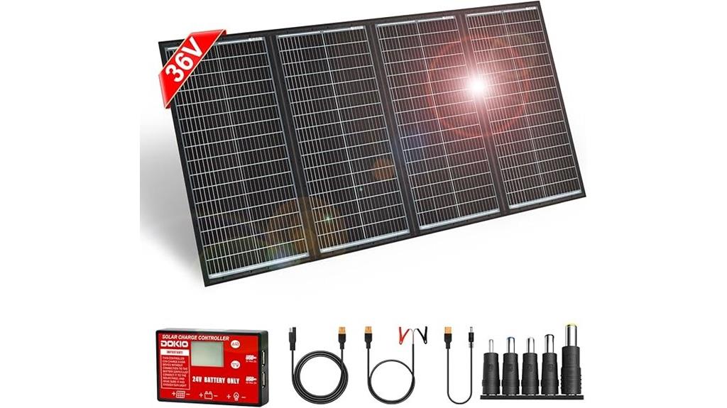 portable 300w folding solar panel