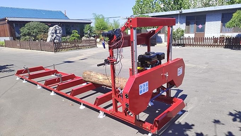 portable 32 inch sawmill