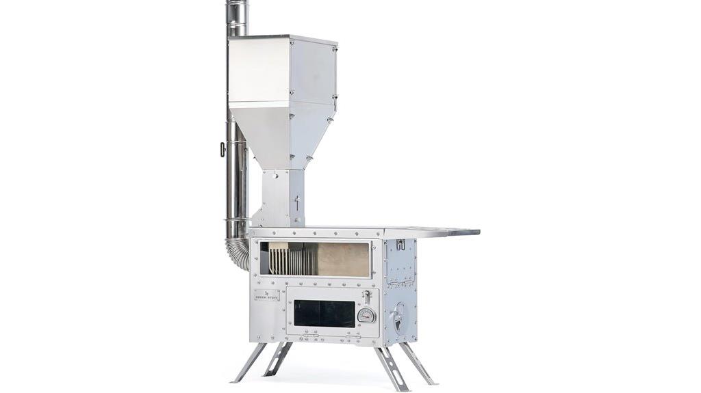 portable camping pellet stove