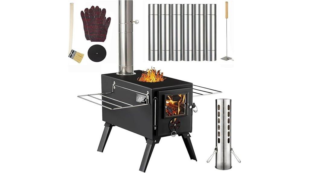 portable camping stove chimney