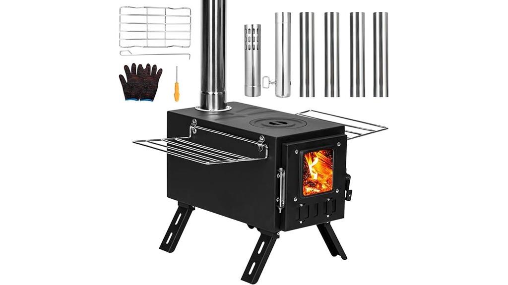 portable camping wood stove