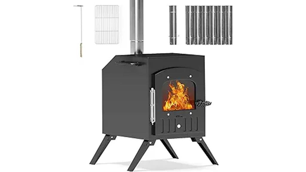 portable camping wood stove