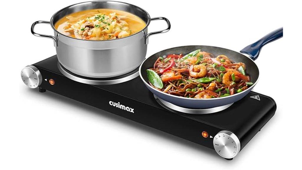 portable double burner