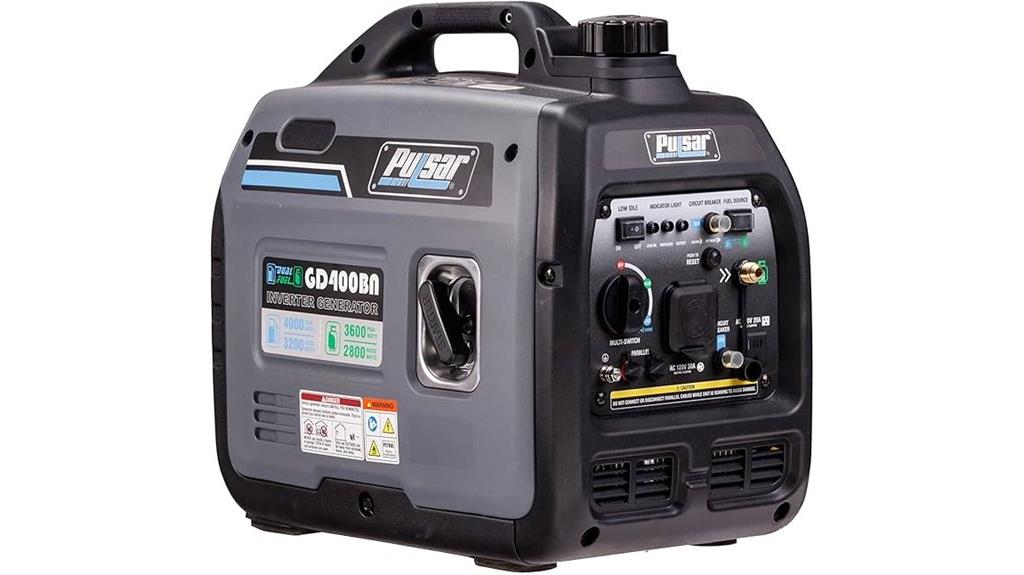 portable dual fuel generator
