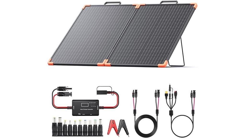 portable foldable solar kit