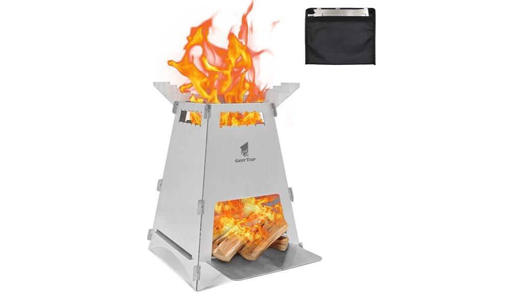 portable folding camping stove
