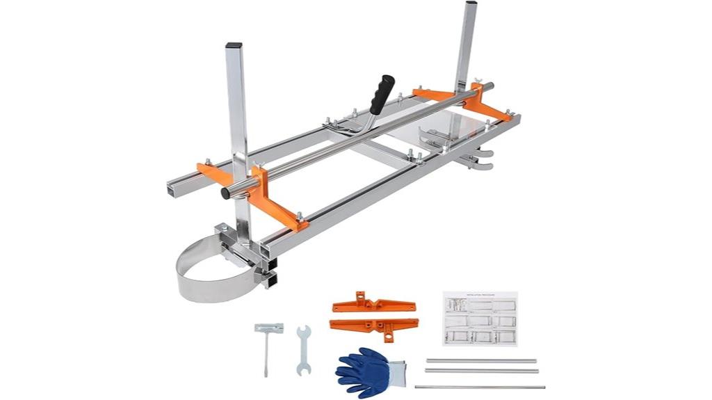 portable lumber cutting bar