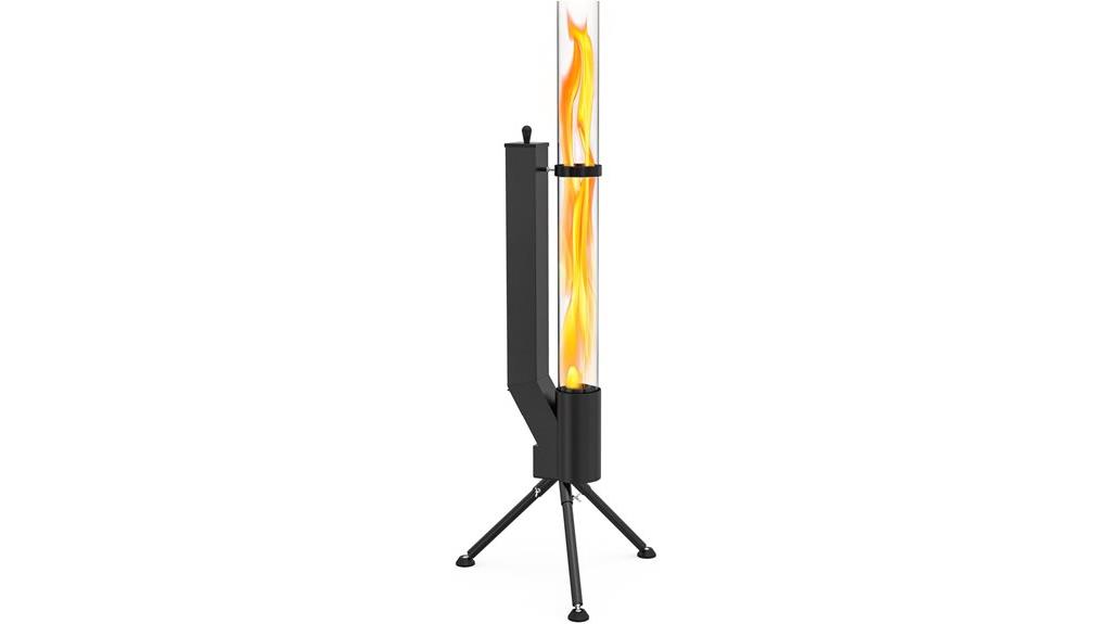 portable outdoor pellet firepit