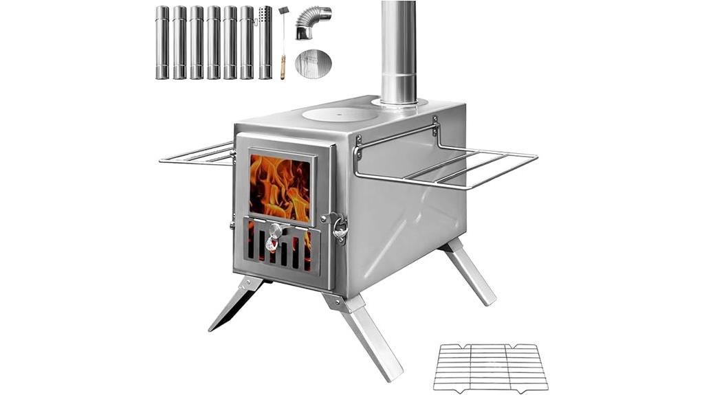 portable outdoor wood stove