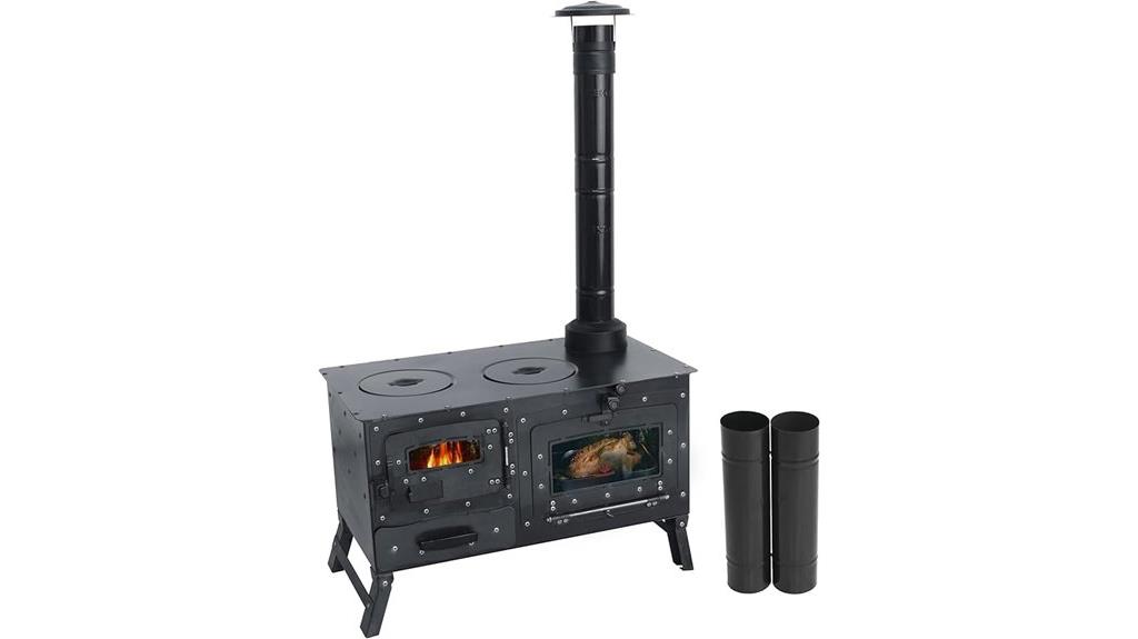portable oven with partitions