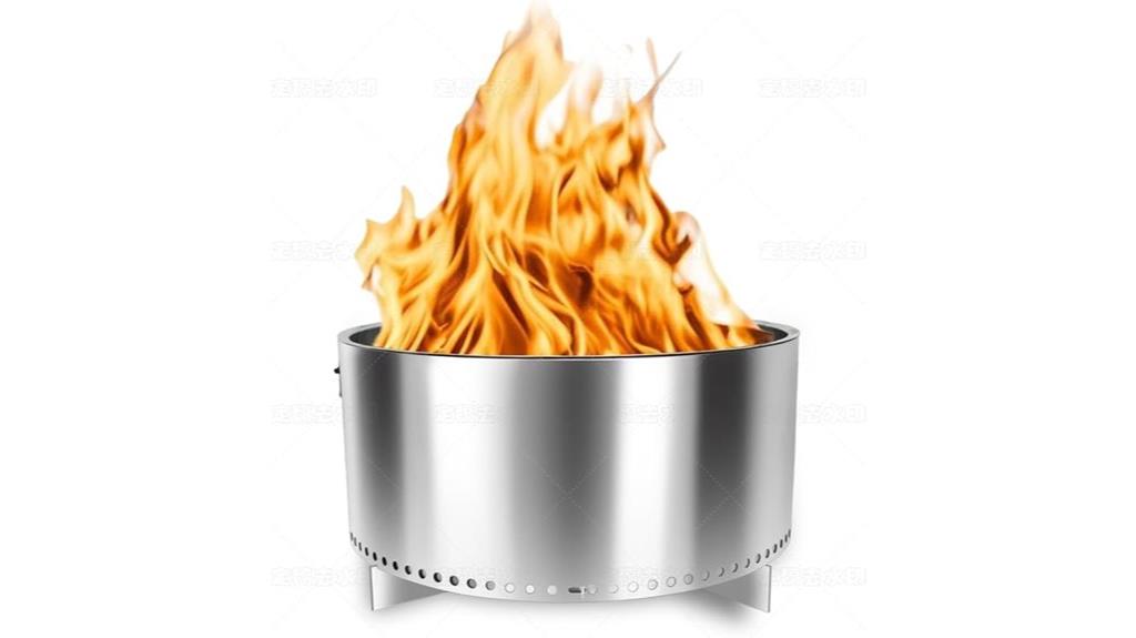 portable smokeless fire pit
