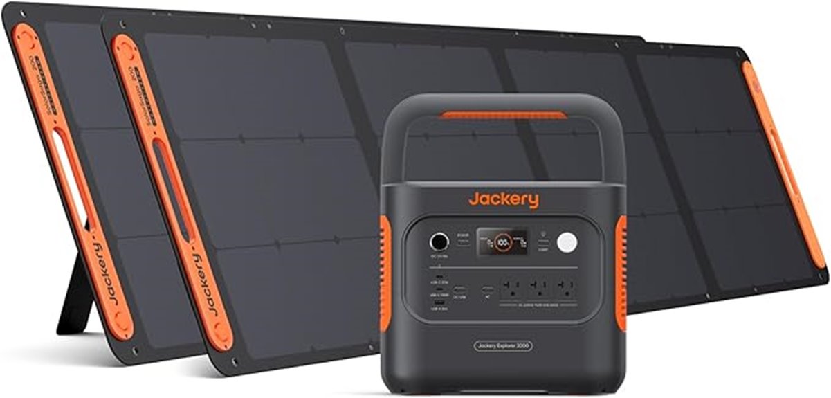 portable solar power system