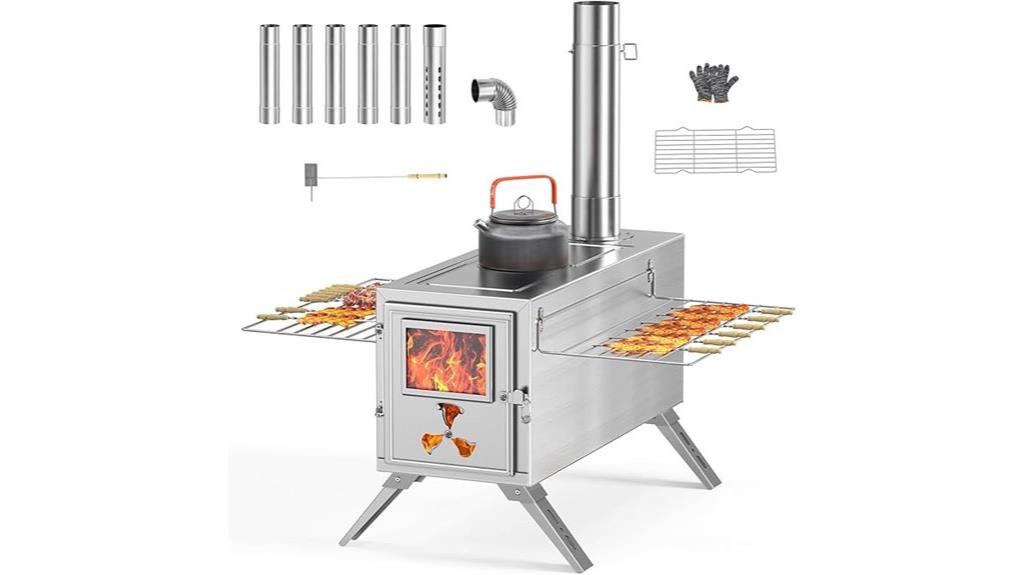 portable stainless steel stove