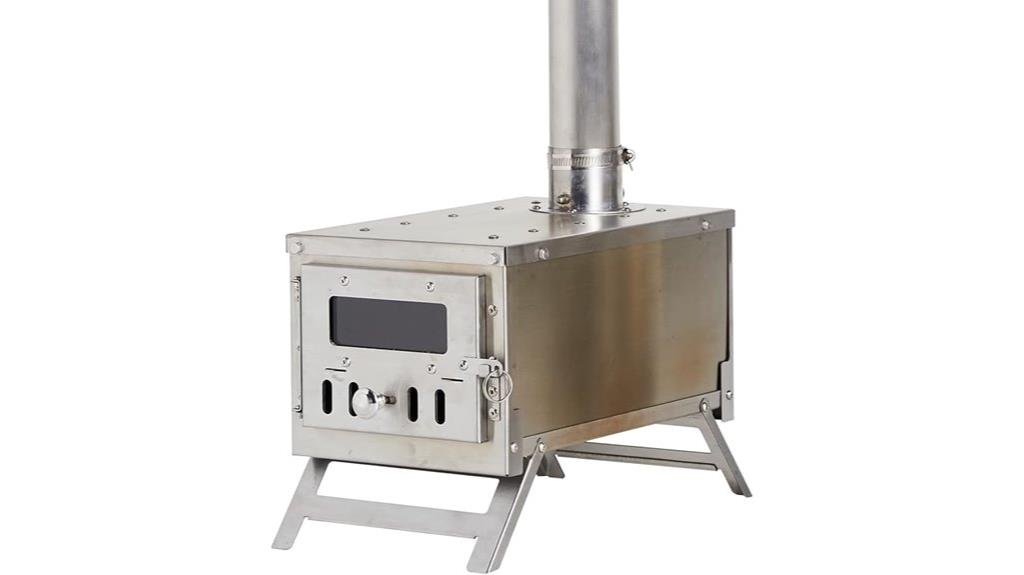 portable tiny wood stove