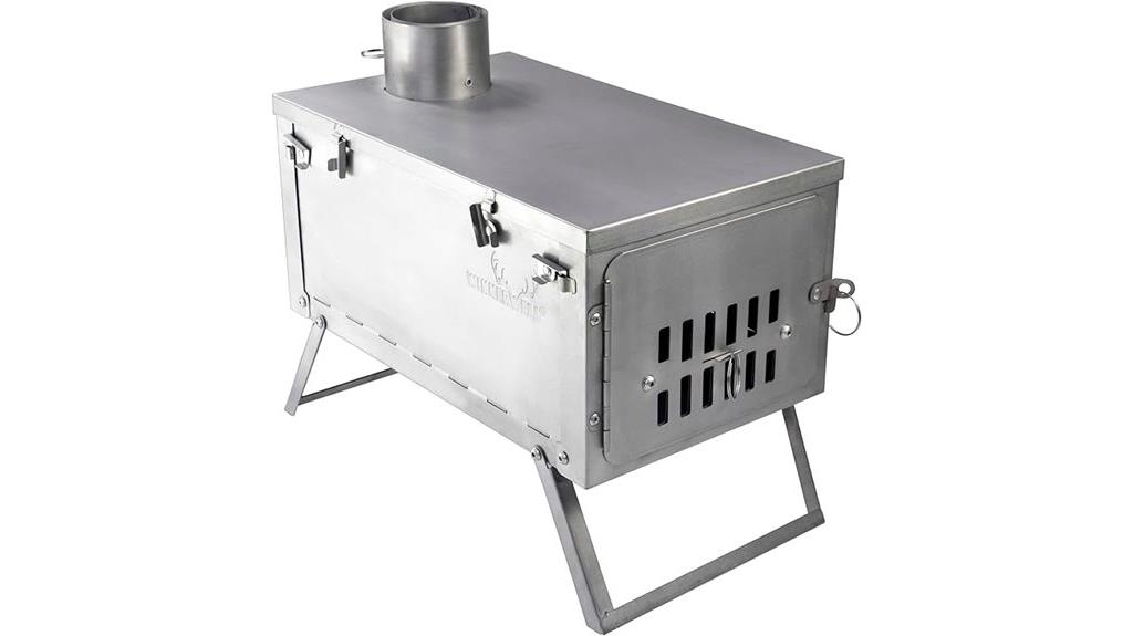 portable titanium tent stove