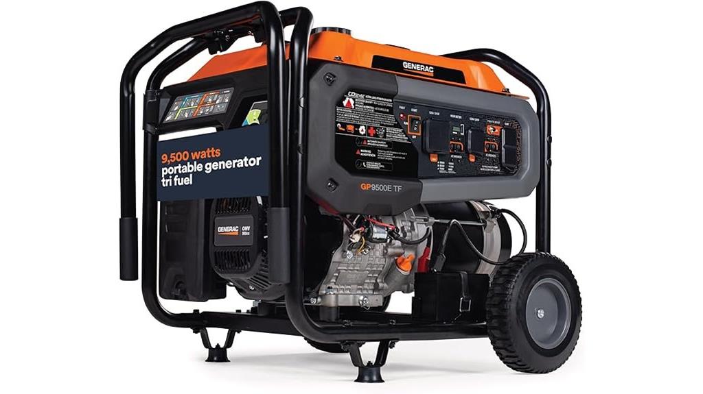 portable tri fuel generator