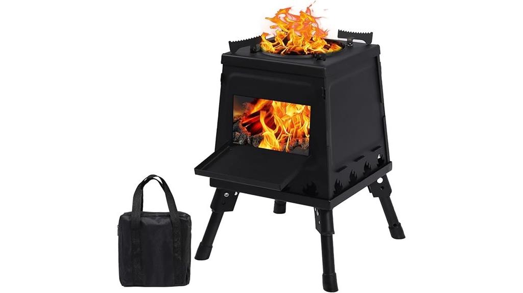 portable wood camping stove