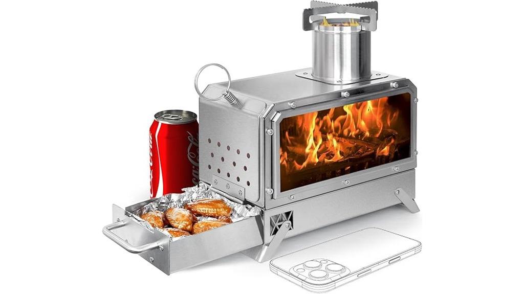portable wood stove