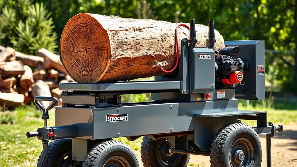 powerful portable log splitter
