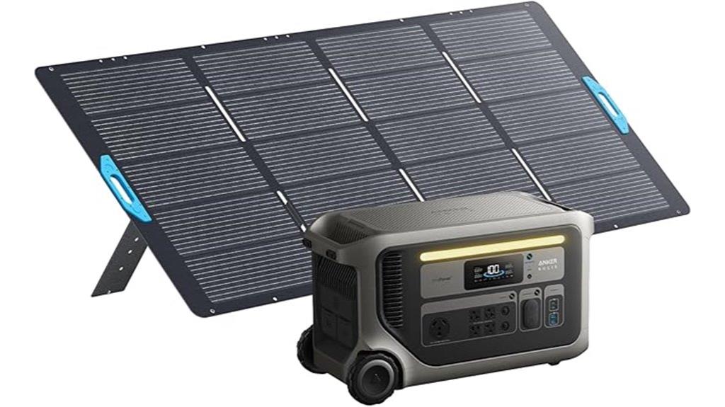 powerful portable solar generator