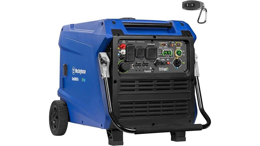 powerful tri fuel portable generator