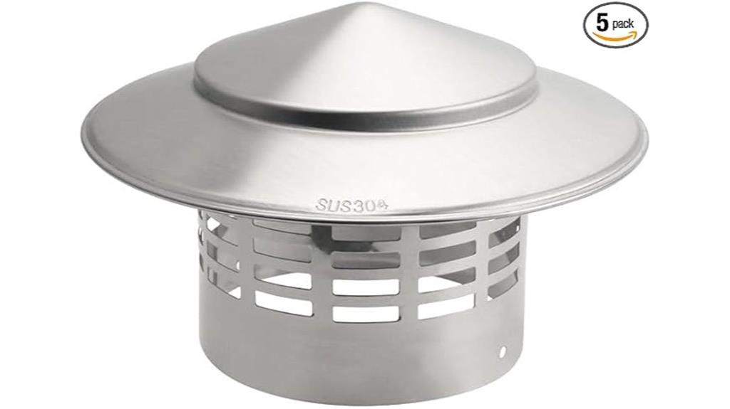 premium 304 steel chimney cap