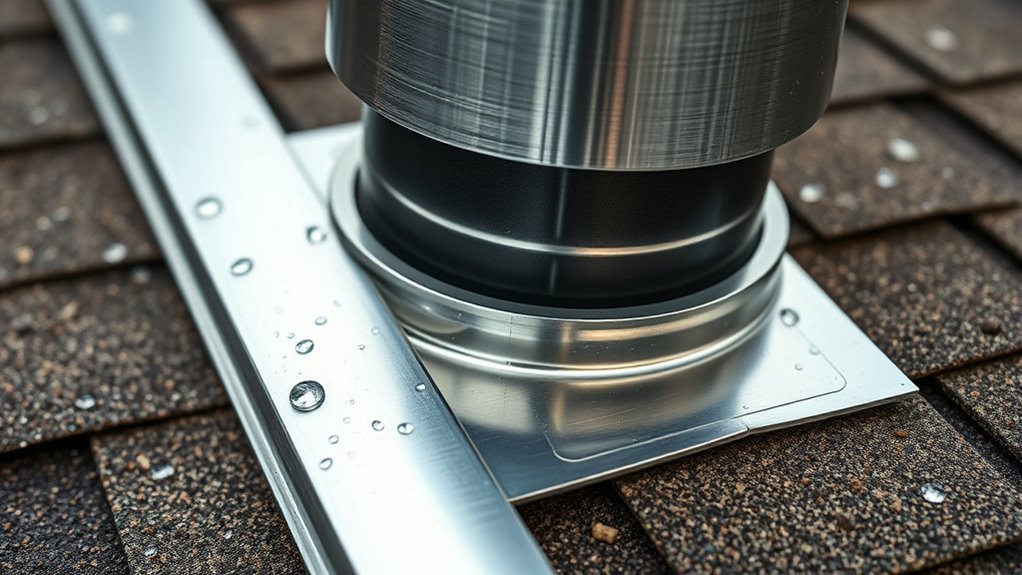 proper flashing installation ensures watertightness