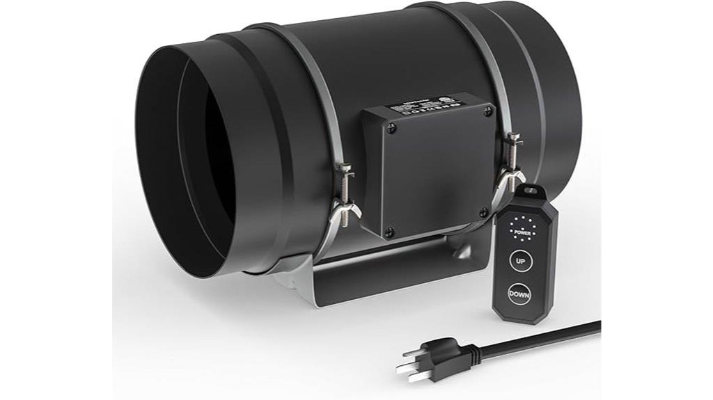 quiet inline duct fan