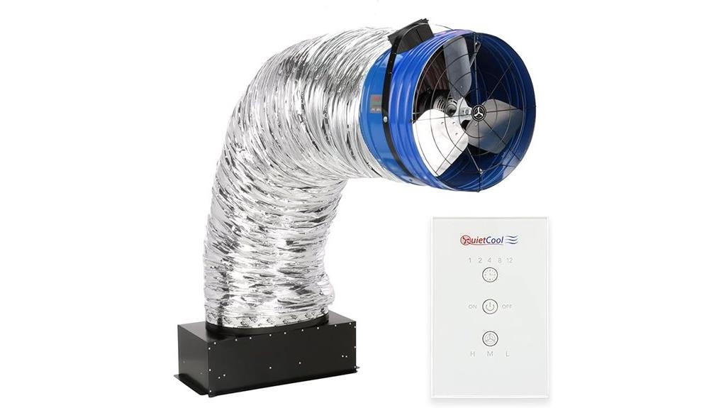quietcool wireless whole house fan