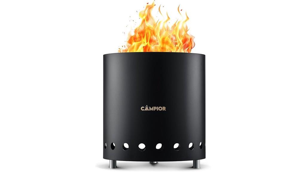 removable ash pan stove