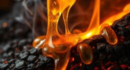 resin and sap flammability