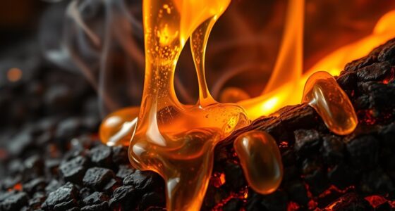 resin and sap flammability