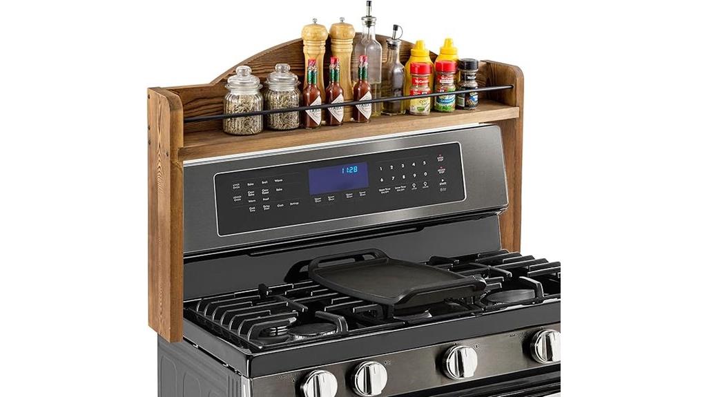 rustic metal spice organizer