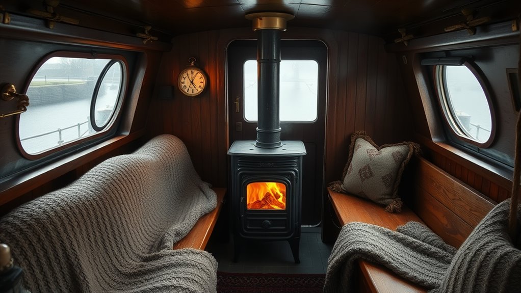 safe efficient boat heating