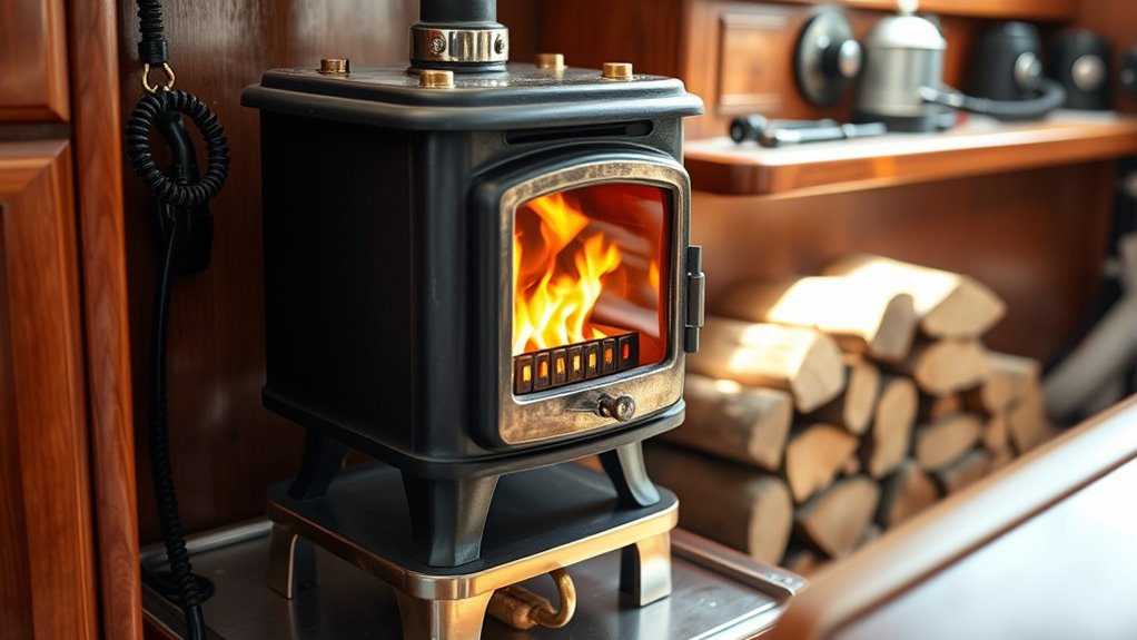 safe efficient boat heating